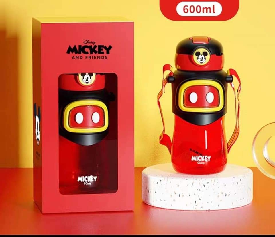 Gourde incassable Mickey rouge noir 